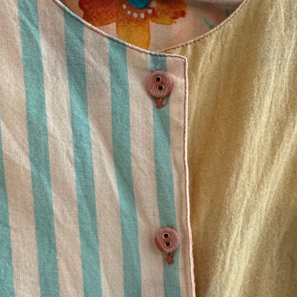 Gudrun Sjoden Multicolor Organic Cotton Dress Sz M - Picture 6 of 7